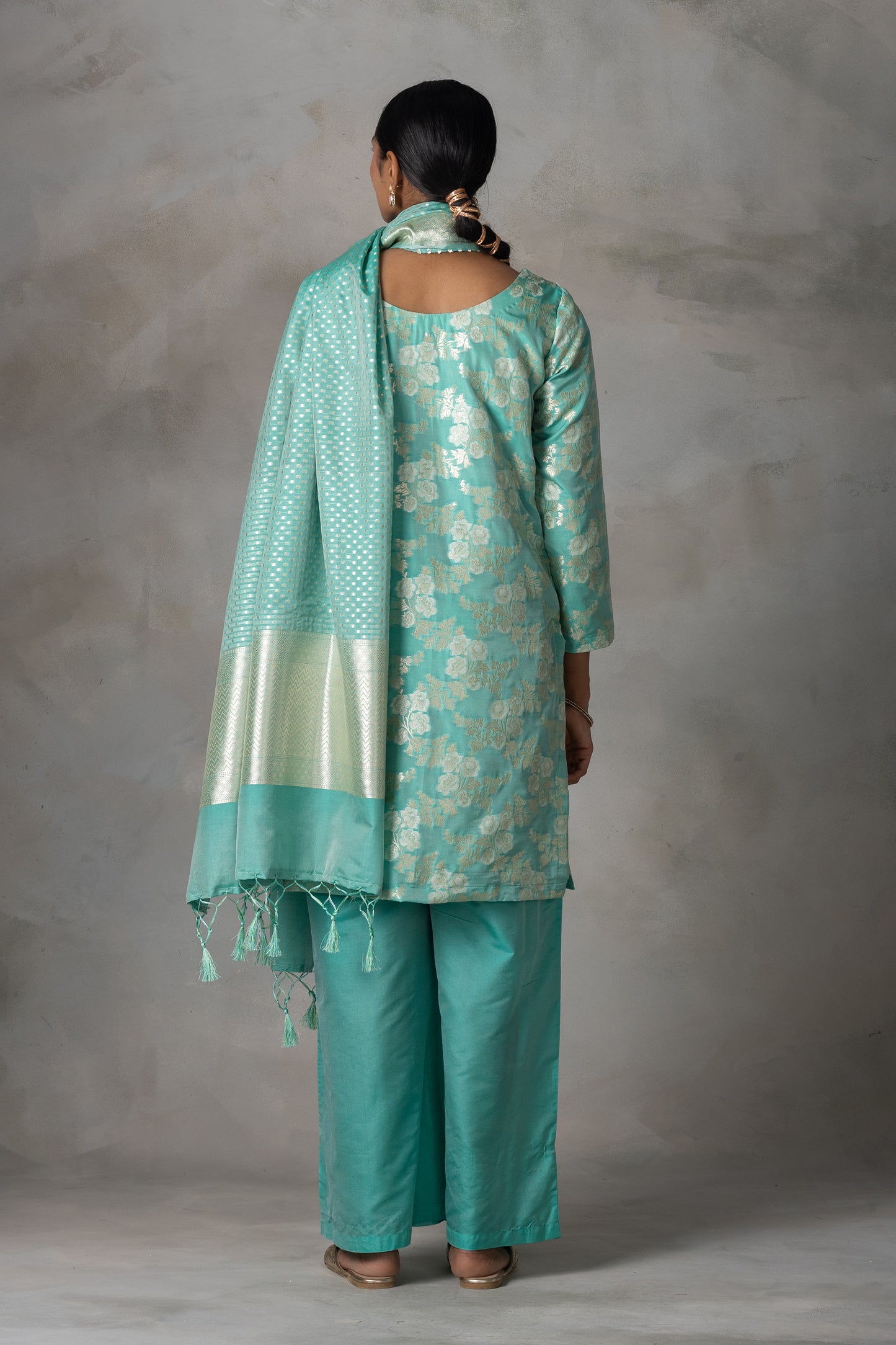 Banarsi Katan Silk Suit