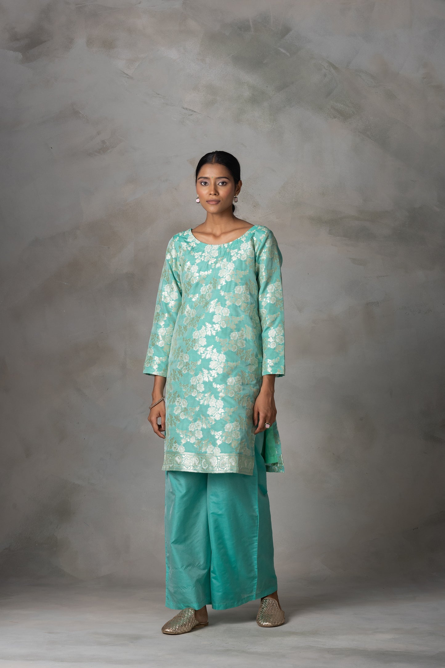 Banarsi Katan Silk Suit
