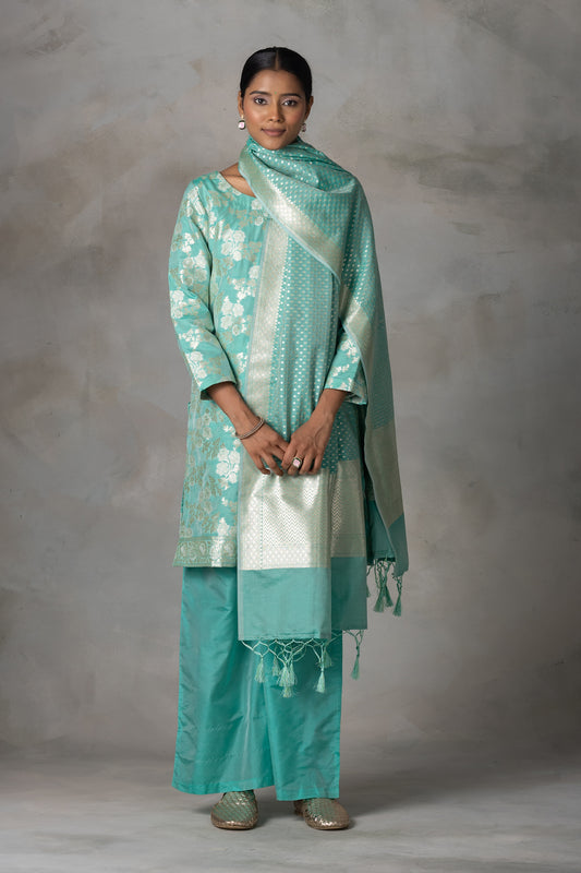 Banarsi Katan Silk Suit